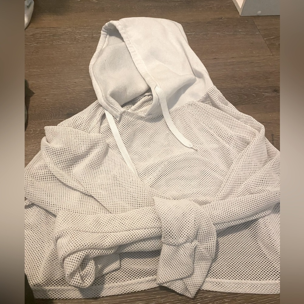 White hoodie